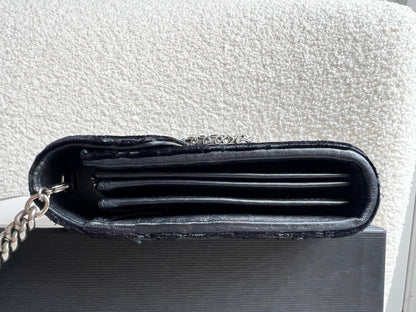 Gucci Black Velvet Dionysus Mini Chain Bag