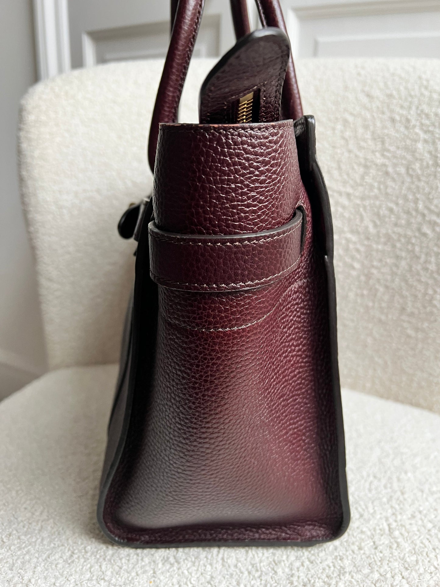 Mulberry Oxblood Small Zipped Bayswater (RRP £1,245)