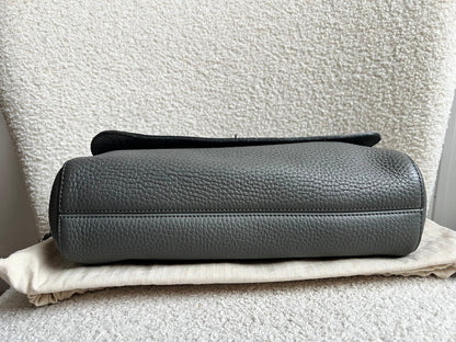 Mulberry Charcoal Grey Medium Top Handle Lily (RRP £1075)