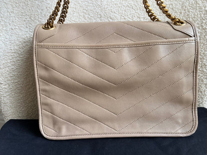 Yves Saint Laurent (YSL) Beige Medium Niki Chain Bag (RRP £2500)