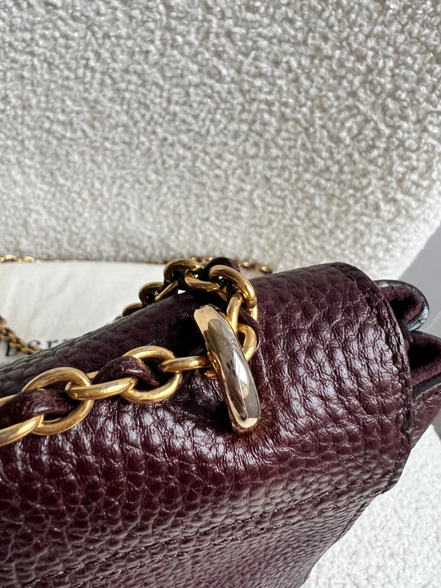 Mulberry Oxblood Regular Lily with Gold Hardware (RRP £895)
