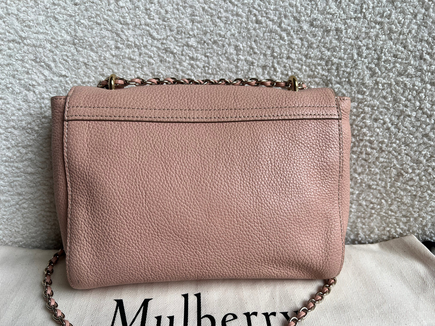 Mulberry Rose Petal Regular Lily with Gold Hardware (RRP £995)