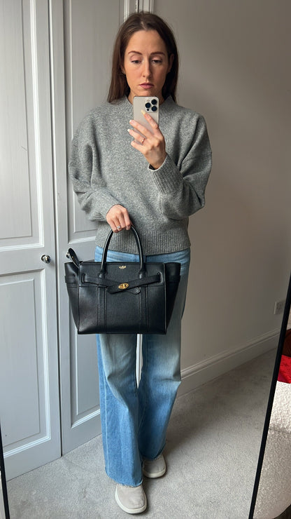 Mulberry Black Small Zipped Bayswater (RRP £1,245)