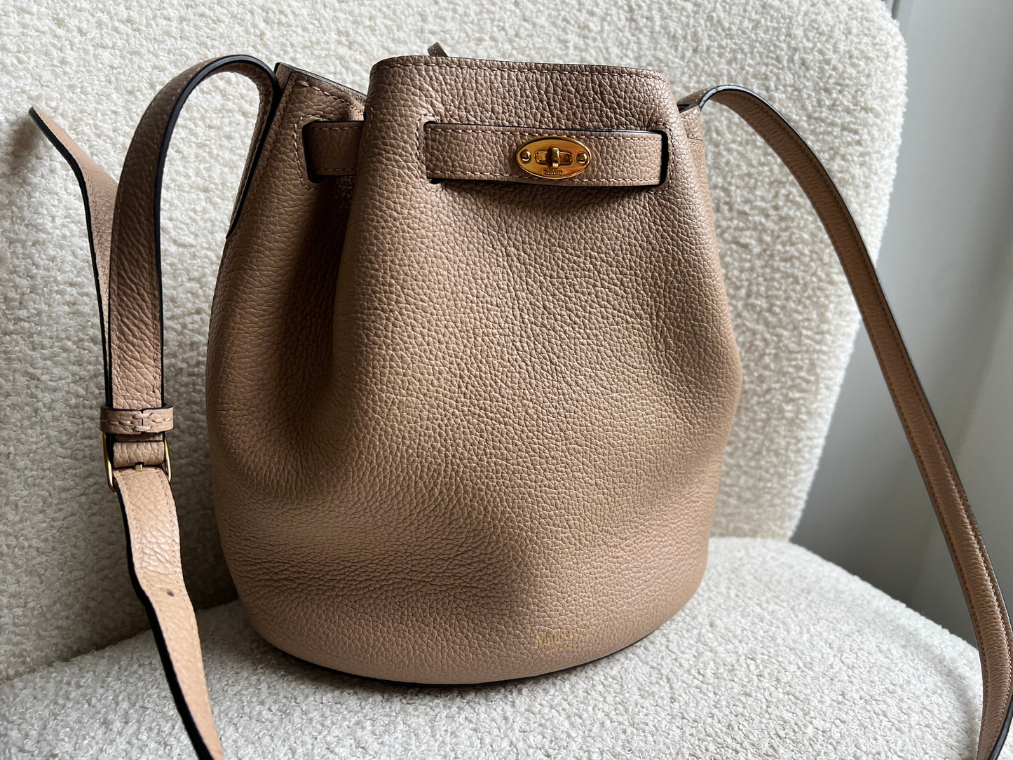 Mulberry Rosewater Abbey Bucket Bag (RRP £695)