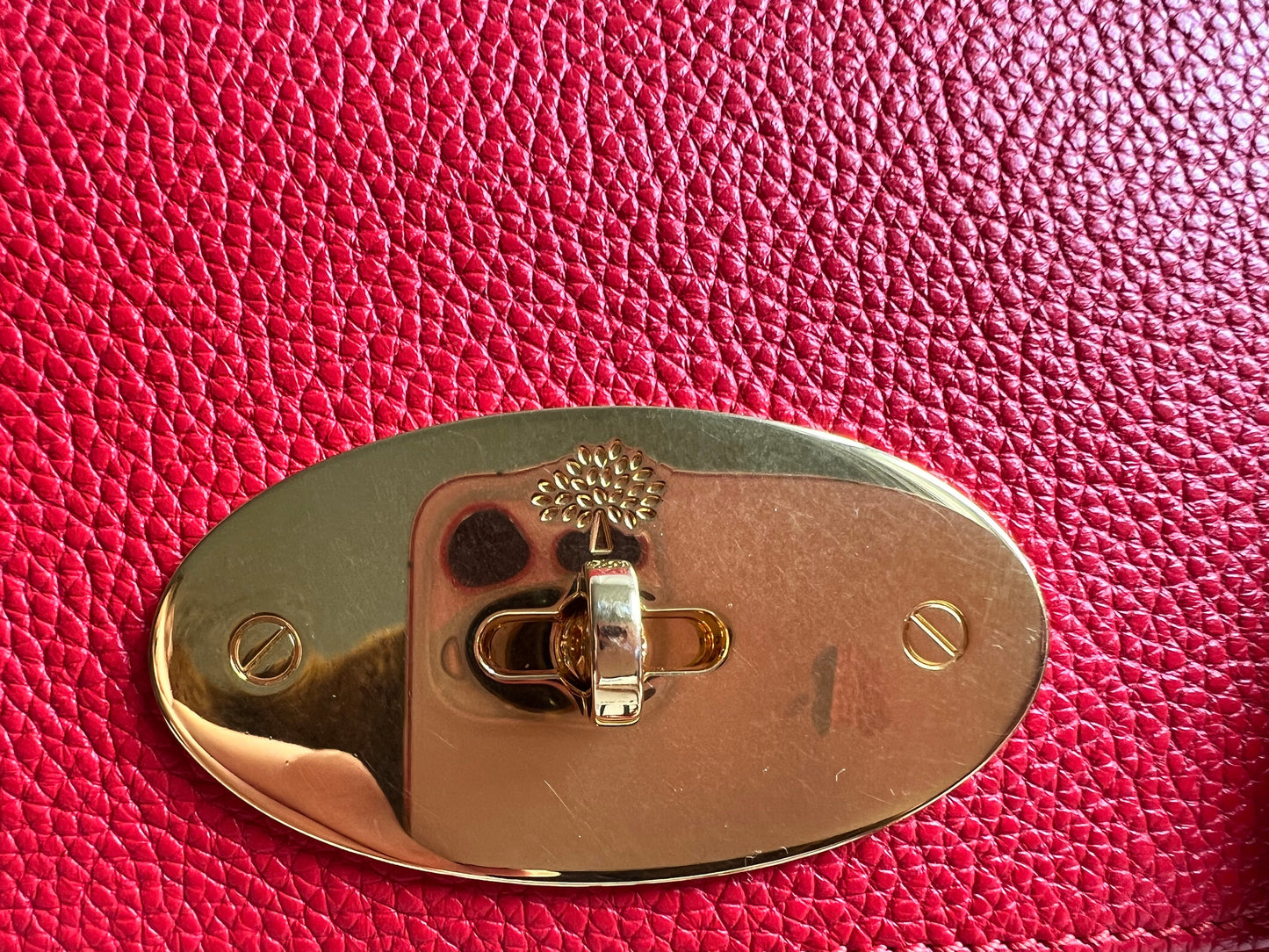 Mulberry Fiery Red Regular Lily with Gold Hardware (RRP £995)