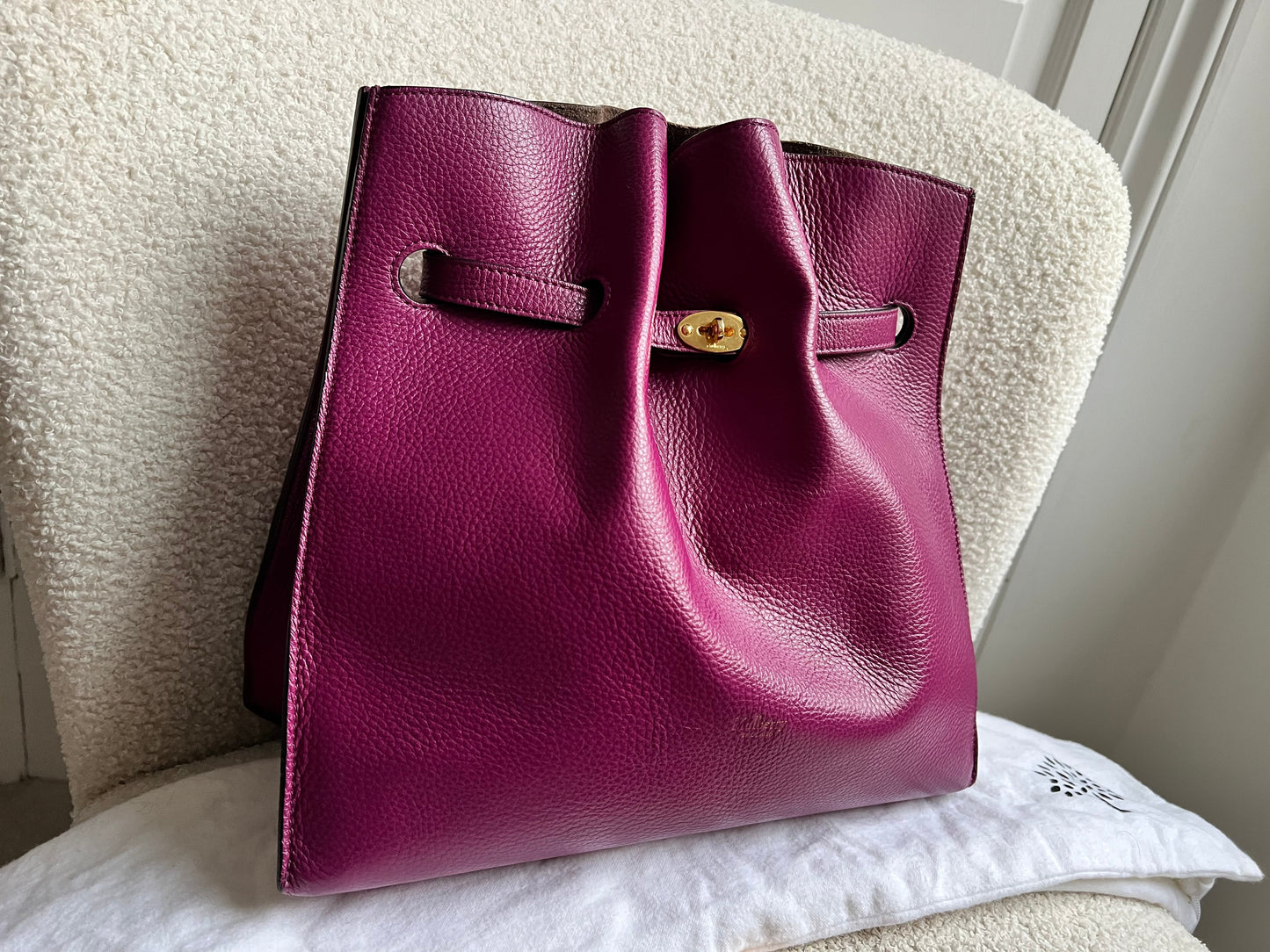 Mulberry Violet Tynedale Bucket Bag (RRP £995)
