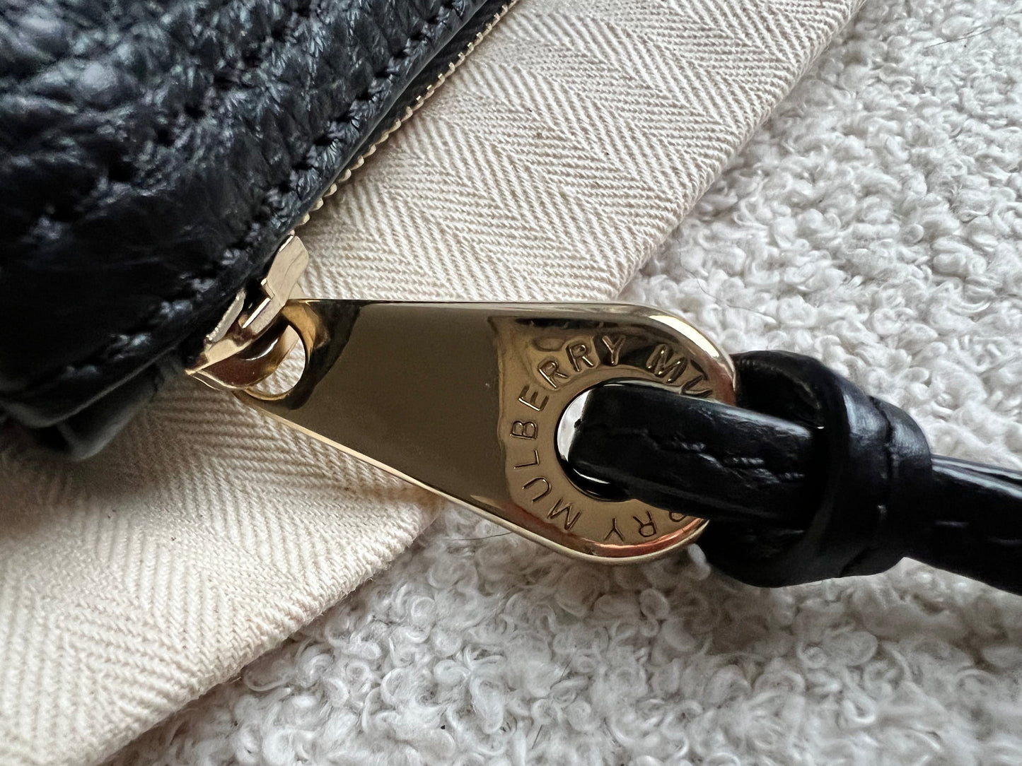 Mulberry Black Daria Clutch (RRP £550)