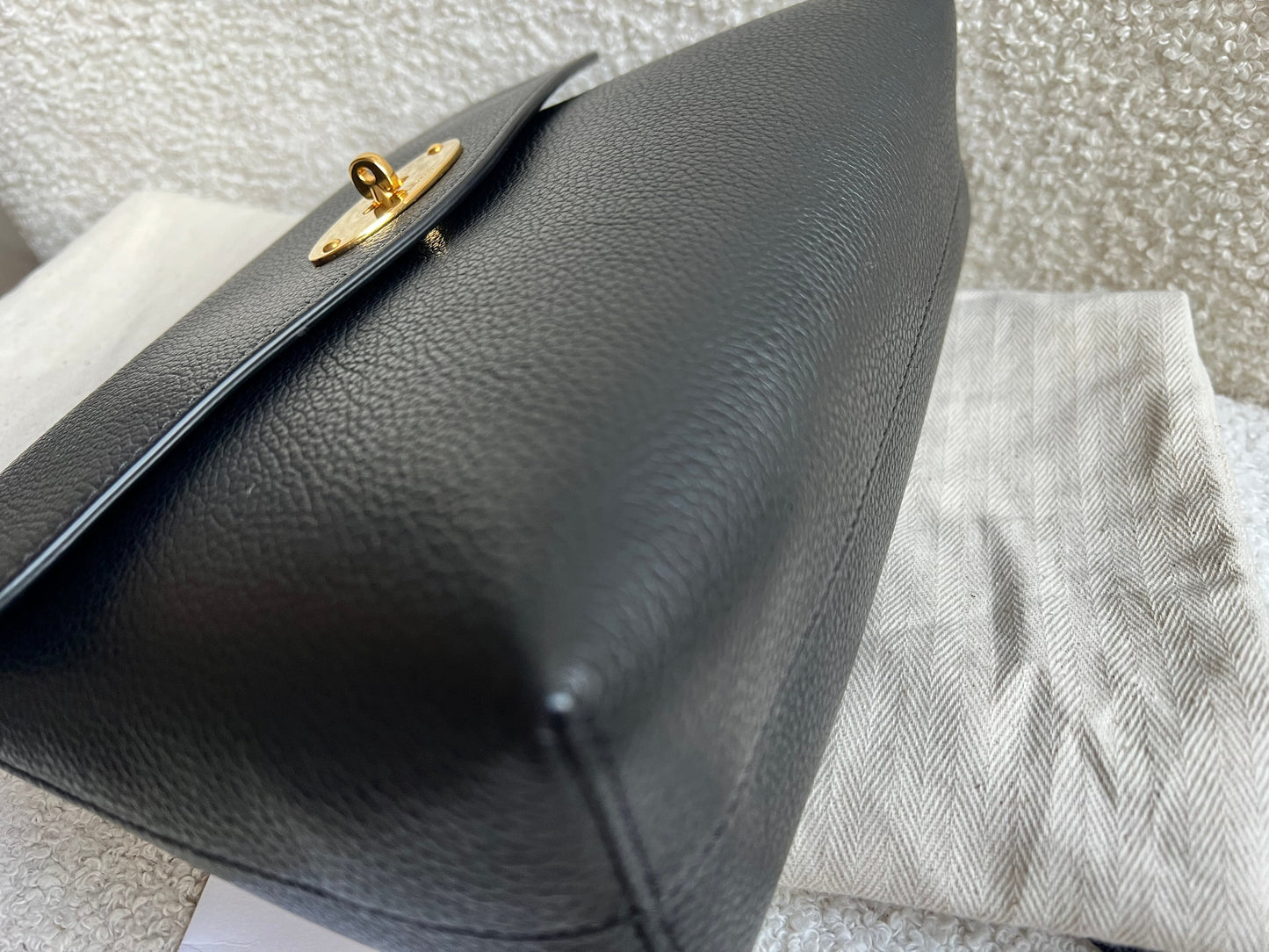 Mulberry Black Large Darley Cosmetic Pouch (RRP £395)