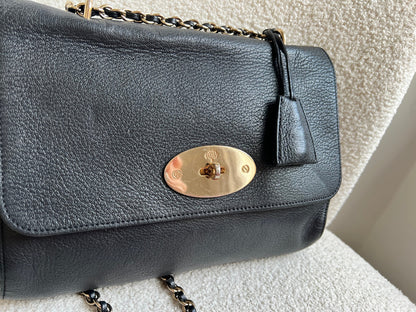 Mulberry Black Medium Lily with Silver Hardware (RRP £1095)
