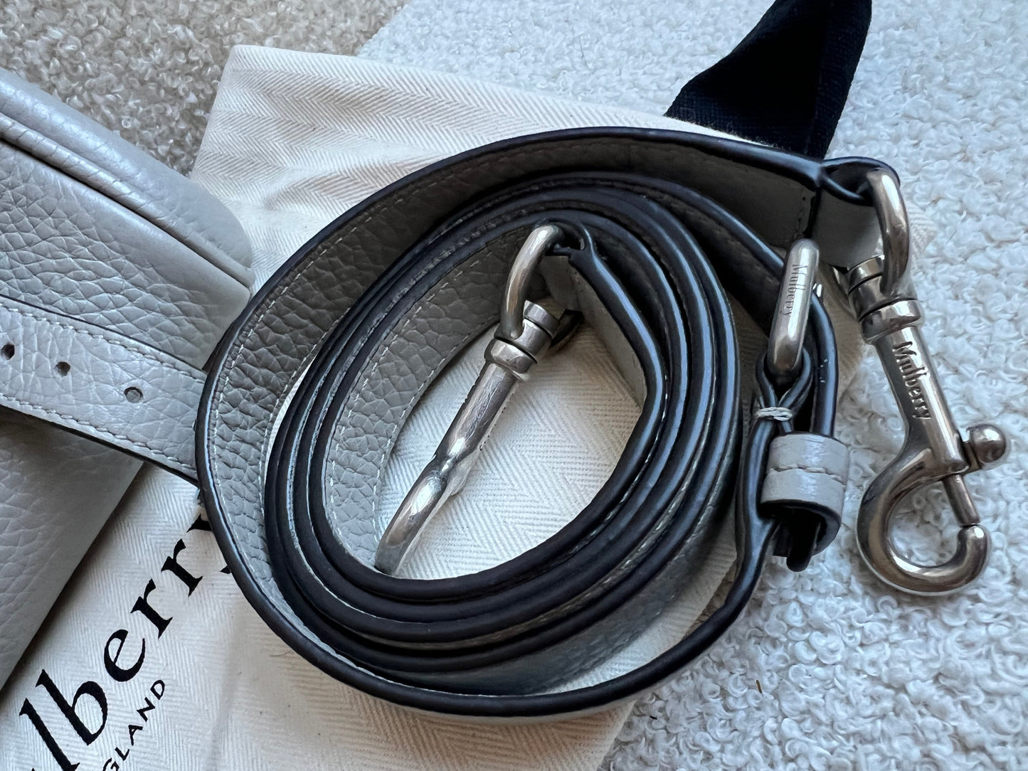 Mulberry Pale Grey Mini Alexa (RRP £1095)