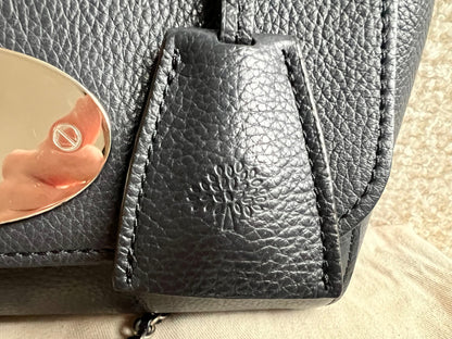 Mulberry Midnight Regular Lily with Silver Hardware (RRP £1095)