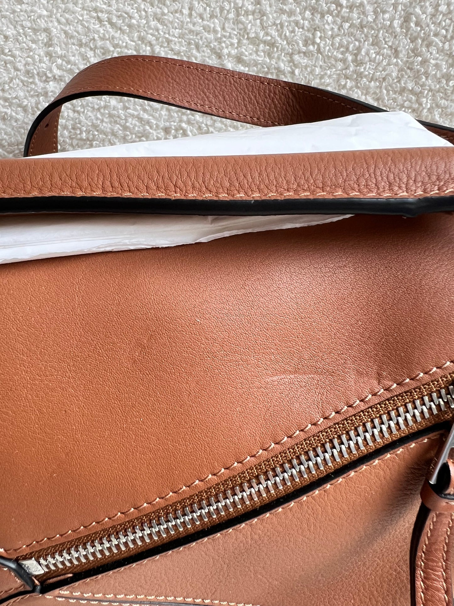 Loewe Tan Small Puzzle Bag (RRP £2550)
