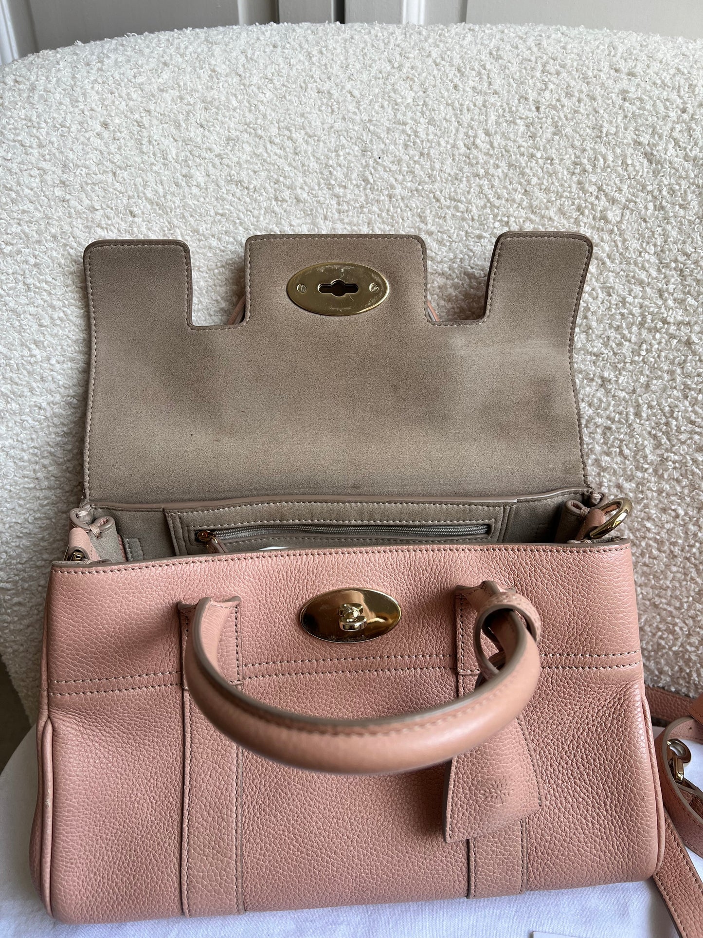 Mulberry Rose Petal Bayswater Satchel (RRP £995)