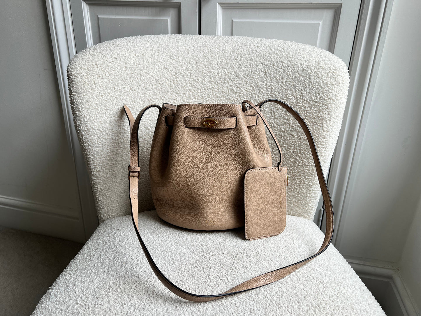 Mulberry Rosewater Abbey Bucket Bag (RRP £695)