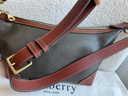 Mulberry Heritage Crossbody Clipper Eco Cognac Scotchgrain