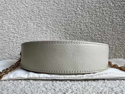 Gucci GG Round White Ophidia Small Shoulder Bag