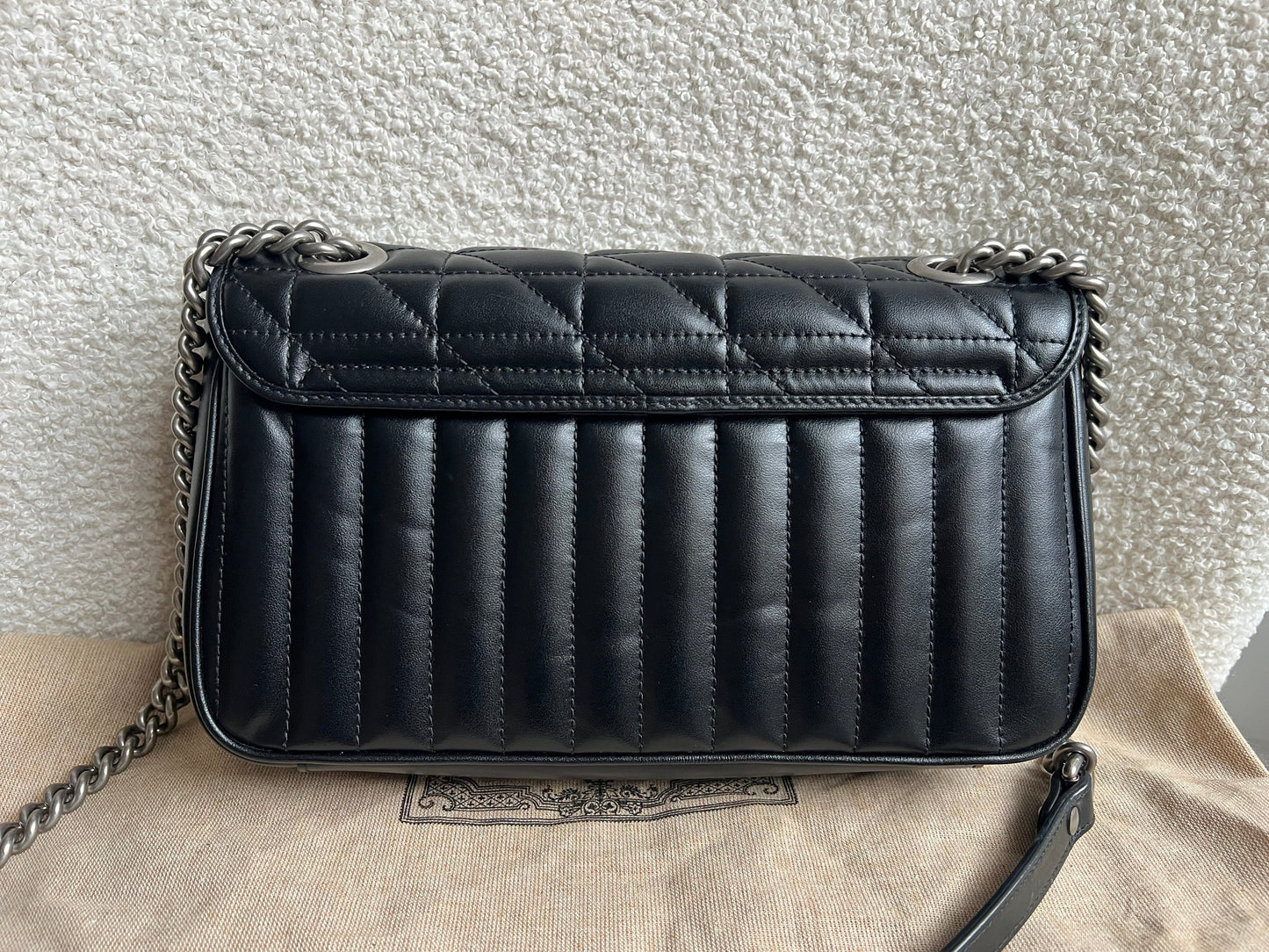 Gucci GG Black Aria Marmont Small Shoulder Bag (RRP £1800)