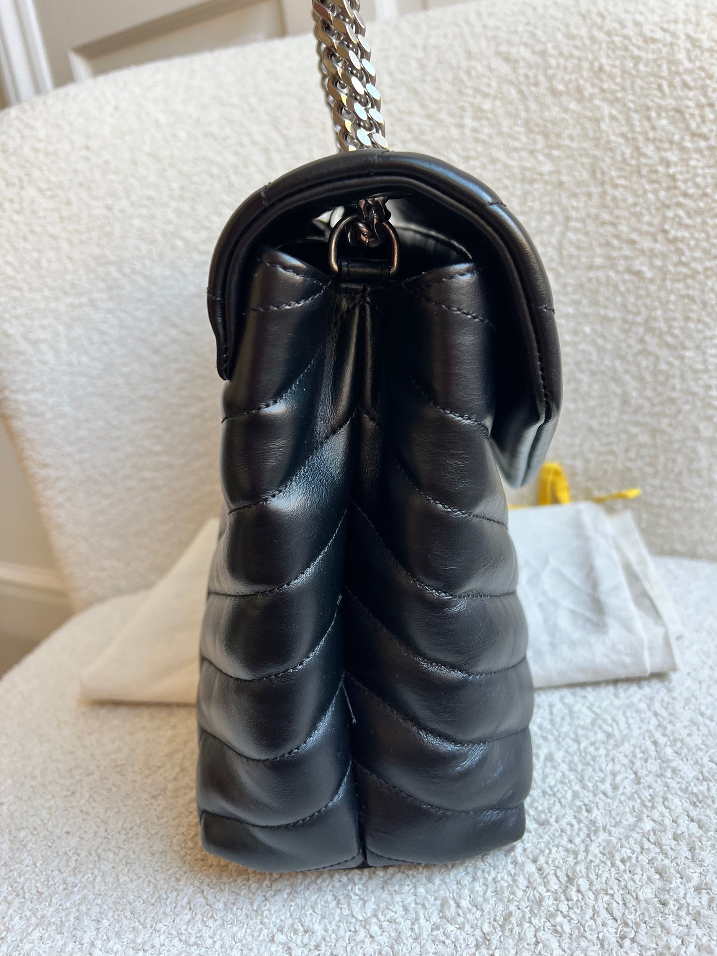Yves Saint Laurent (YSL) Medium Black Lou Lou (RRP £2,100)