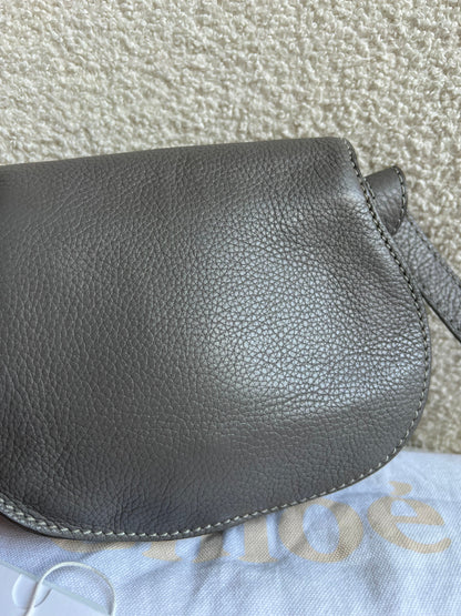 Chloe Small Cashmere Grey Marcie Saddle Bag (RRP £1050)