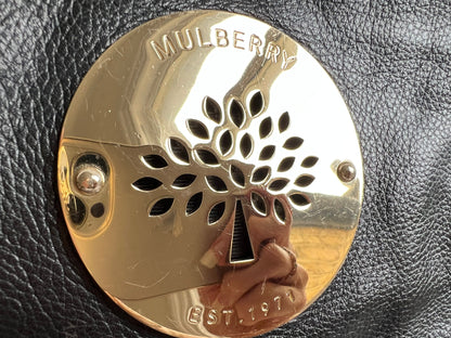 Mulberry Black Daria Clutch (RRP £550)