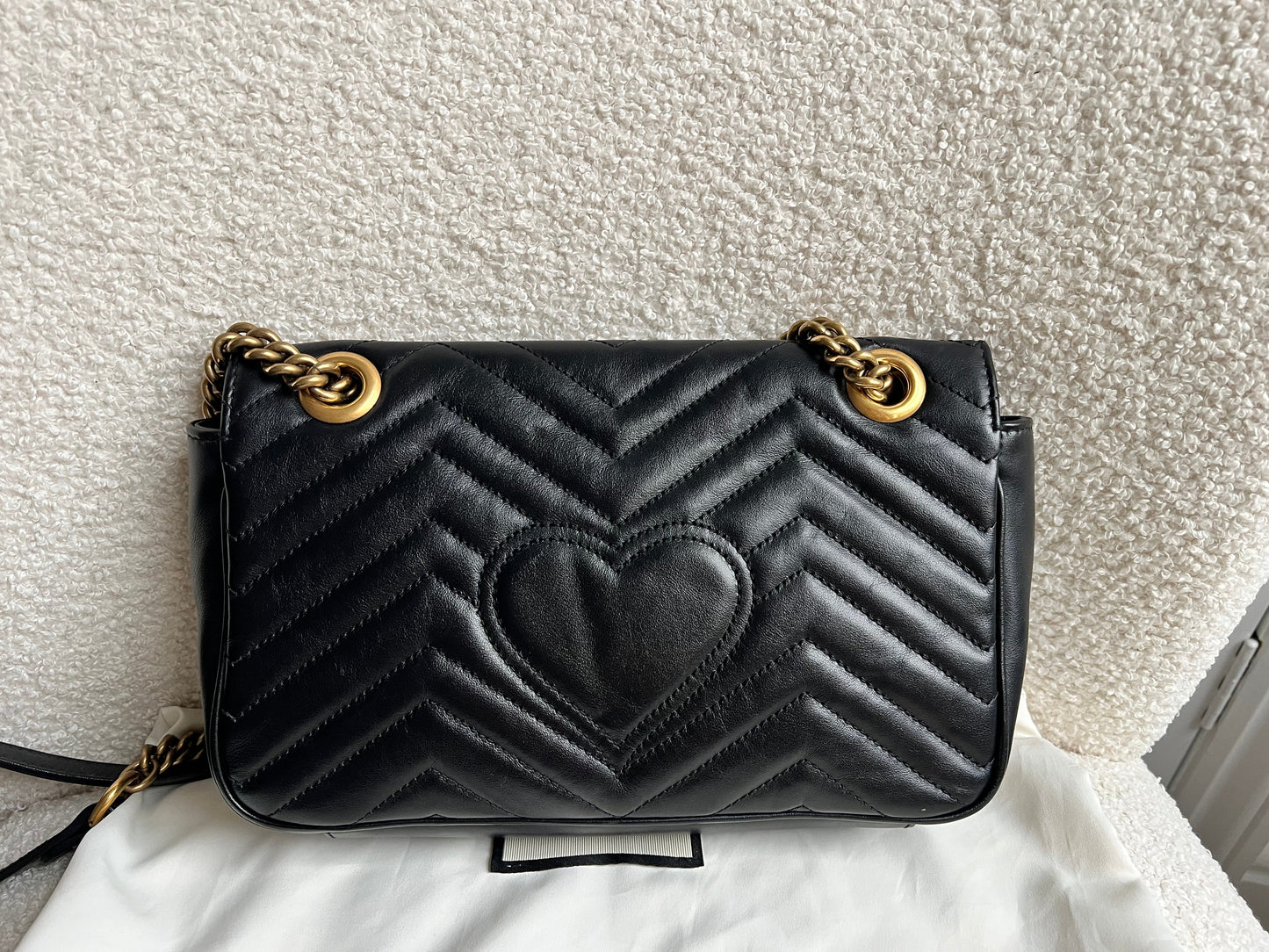 Gucci GG Black Marmont Small Shoulder Bag (RRP £2070)