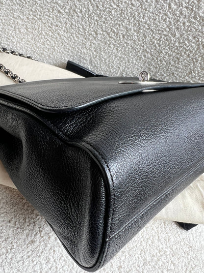 Mulberry Black Medium Lily with Silver Hardware (RRP £1095)