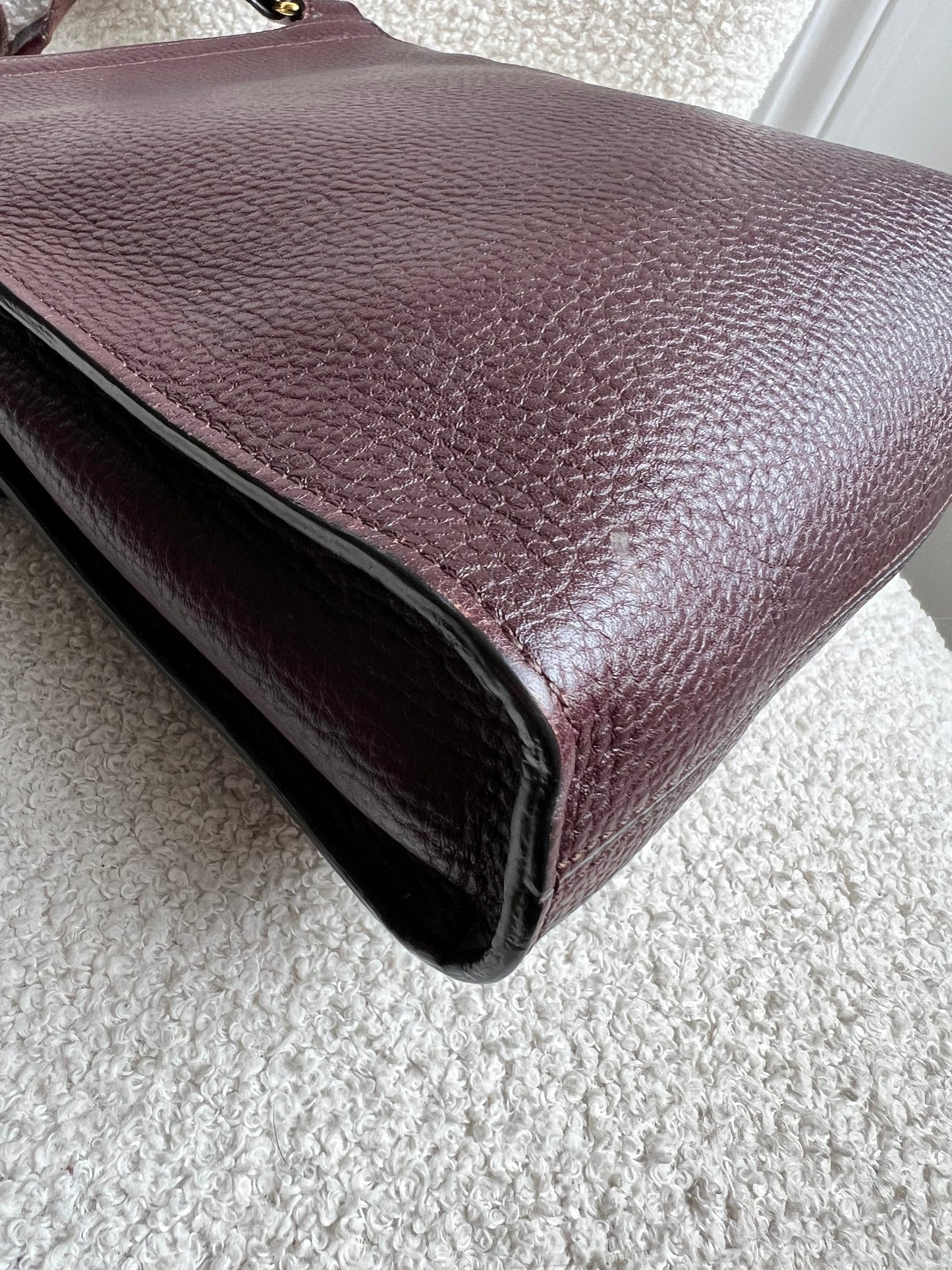 Mulberry Medium Oxblood Antony (RRP £695)