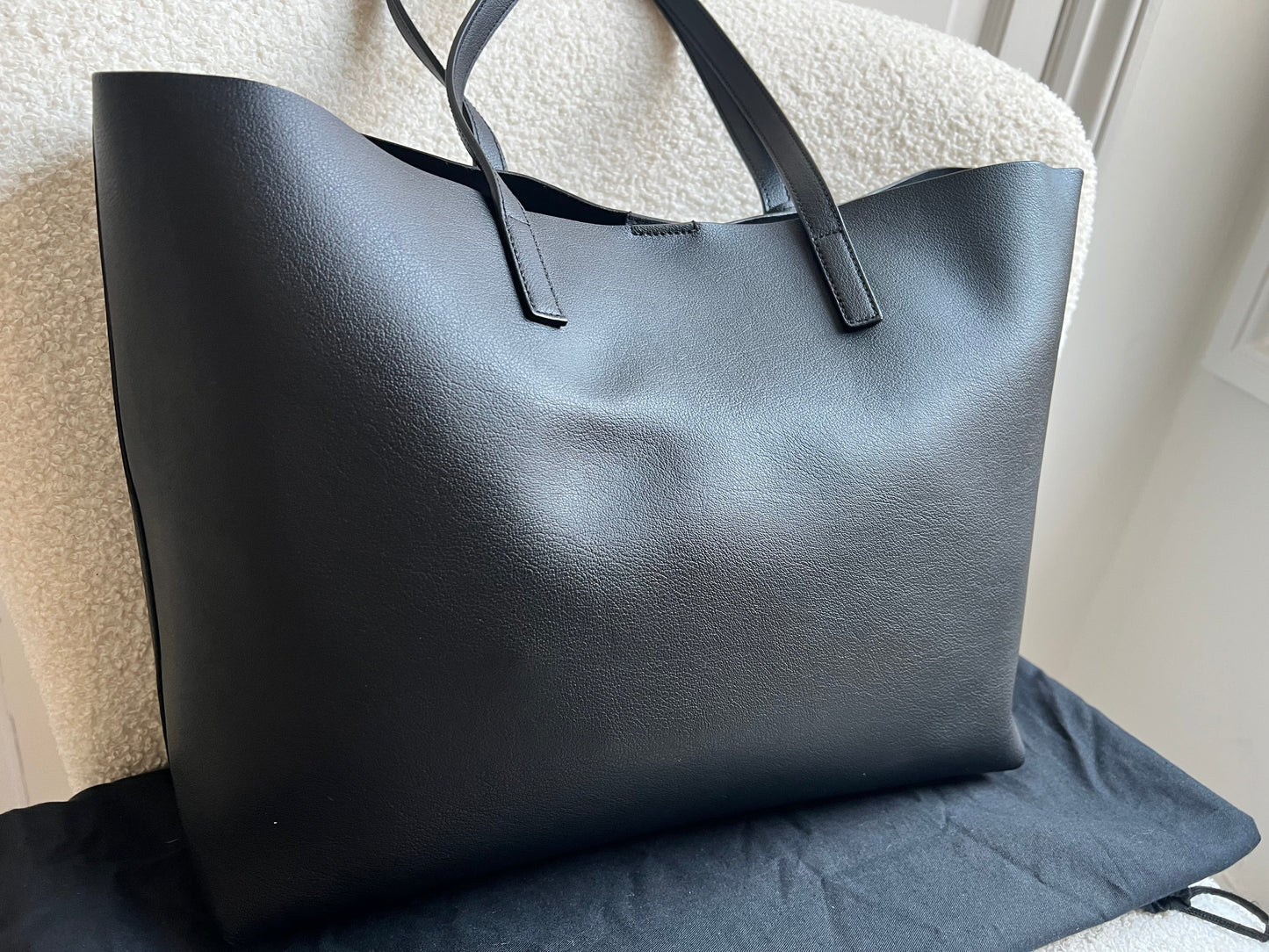 Yves Saint Laurent (YSL) Black E/W Shopping Tote (RRP £1115)
