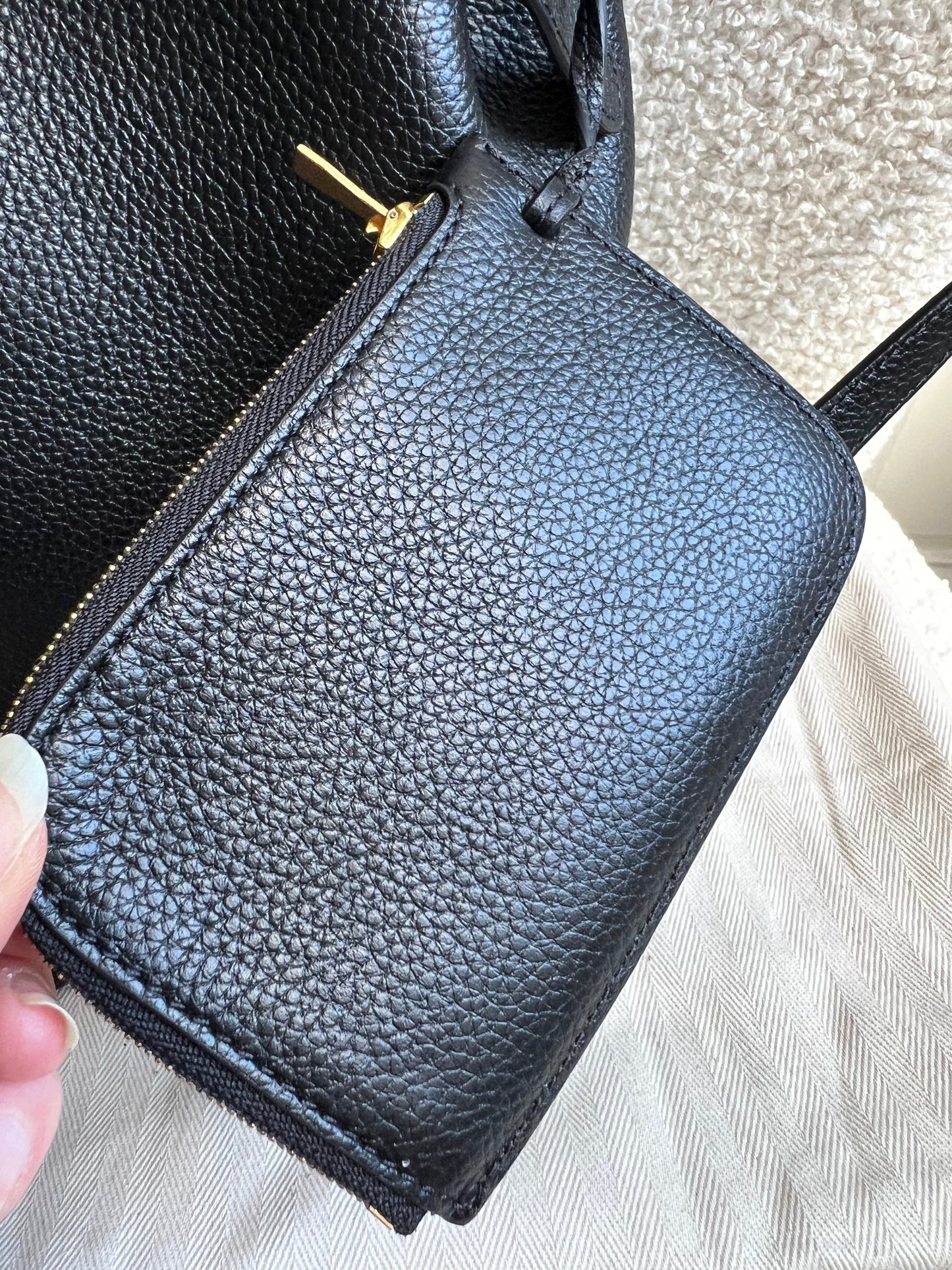 Mulberry Black Abbey Bucket Bag (RRP £695)
