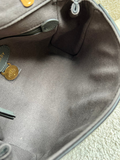 Mulberry Charcoal Grey Regular Lily with Gold Hardware (RRP £995)