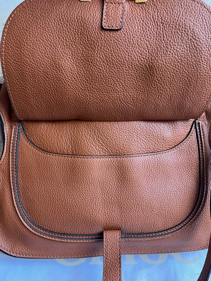 Chloe Tan Small Marcie Double Carry Bag (RRP £1690)