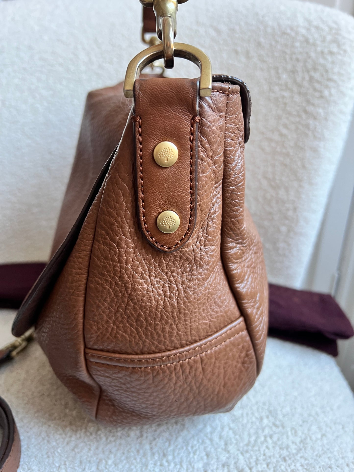 Mulberry Oak Large Effie Satchel