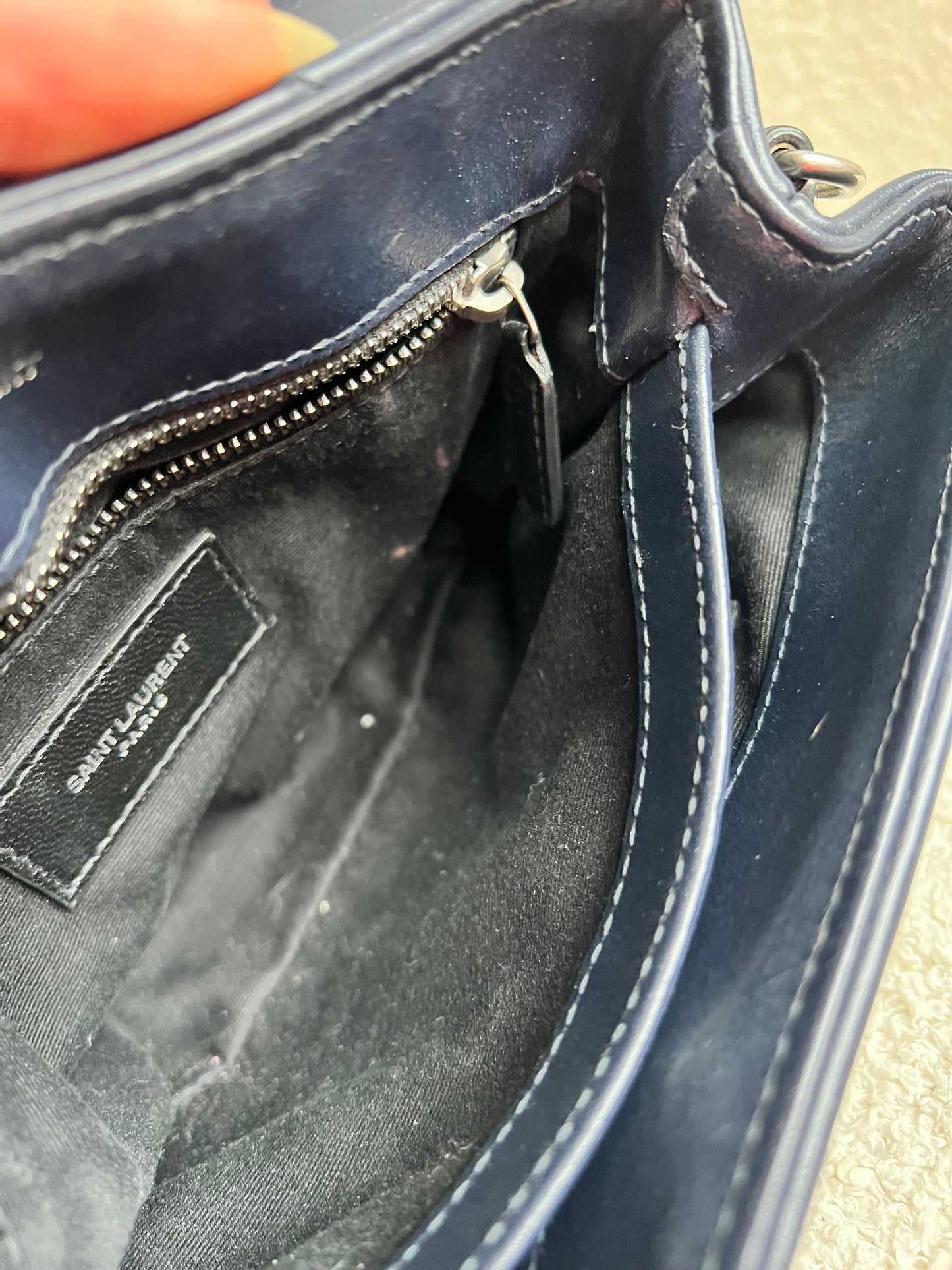 Yves Saint Laurent (YSL) Navy Blue Toy Lou Lou (RRP £1350)