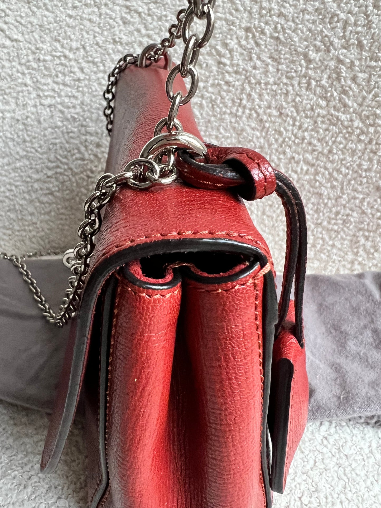 Mulberry Rust Regular Lily with Silver Hardware