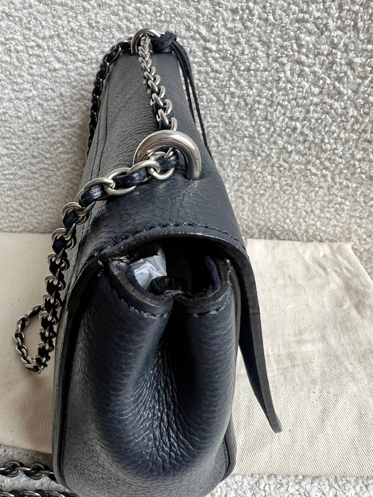 Mulberry Midnight Regular Lily with Silver Hardware (RRP £1095)