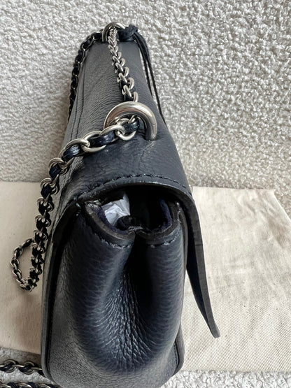 Mulberry Midnight Regular Lily with Silver Hardware (RRP £1095)