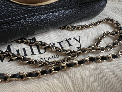 Mulberry Black Regular Lily with Gold Hardware (RRP £995)