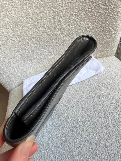 Yves Saint Laurent (YSL) Grey Patent Belle de Jour Clutch