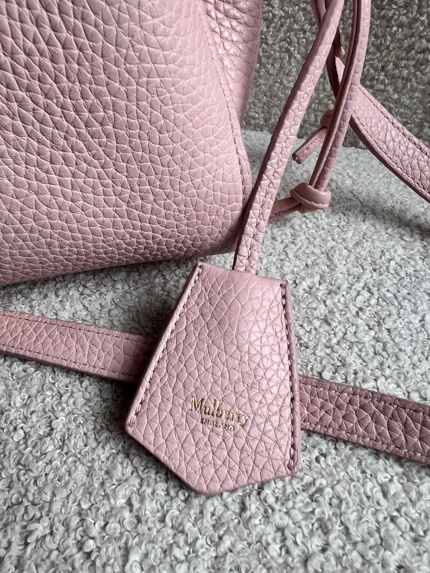 Mulberry Small Powder Pink Iris (RRP £1,250)