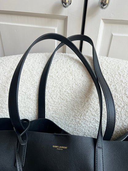 Yves Saint Laurent (YSL) Black E/W Shopping Tote (RRP £1115)