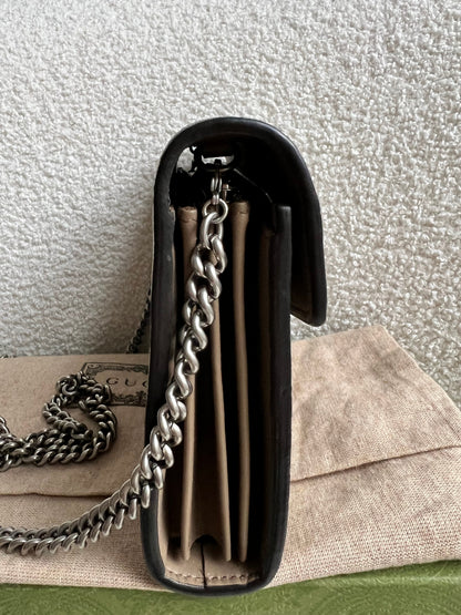 Gucci Dionysus GG Supreme Chain Wallet (RRP £1400)