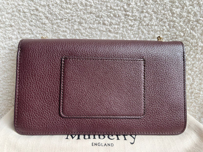Mulberry Oxblood Bayswater Clutch (RRP £495)