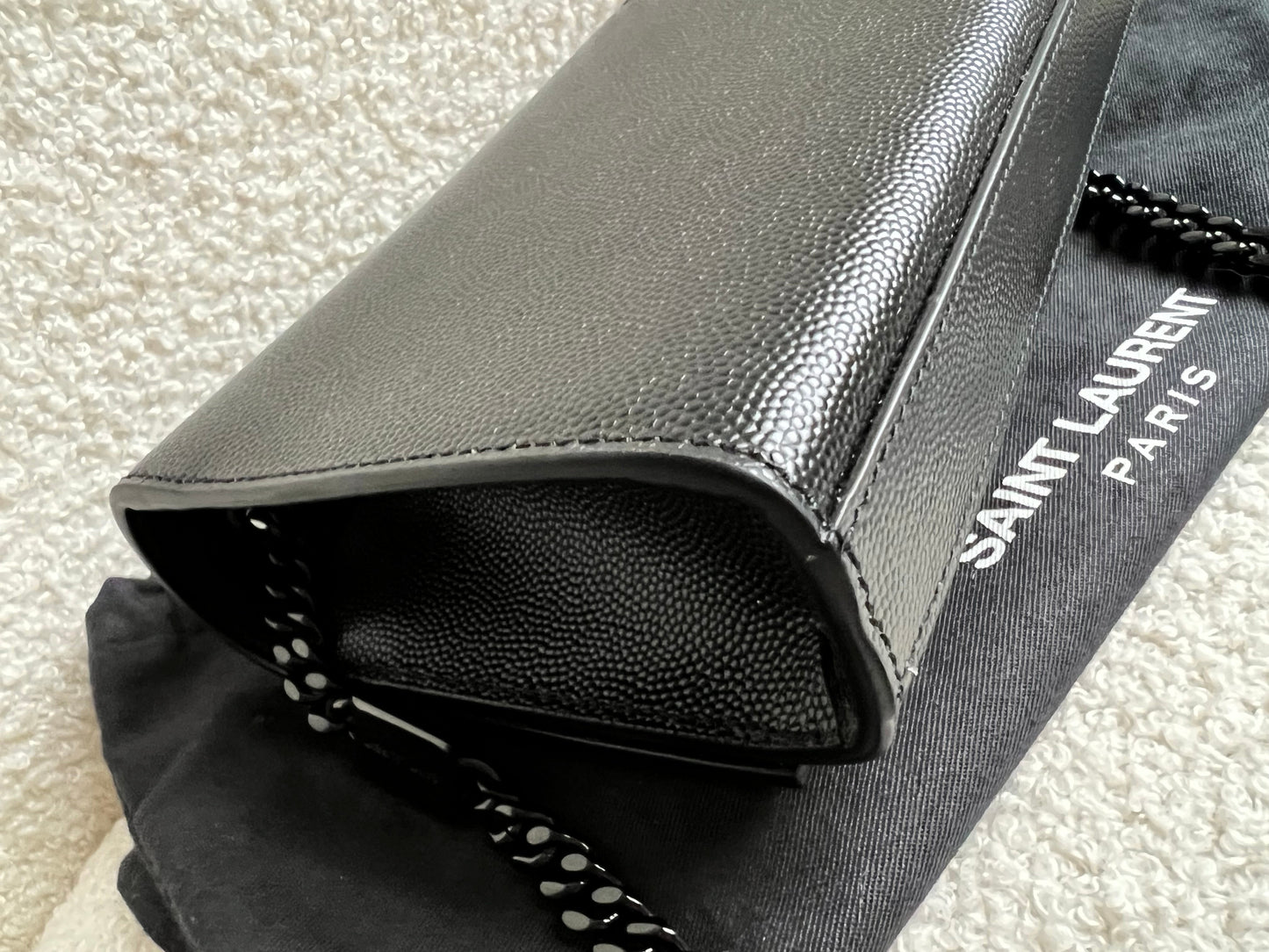 Yves Saint Laurent (YSL) Black on Black Mini Kate