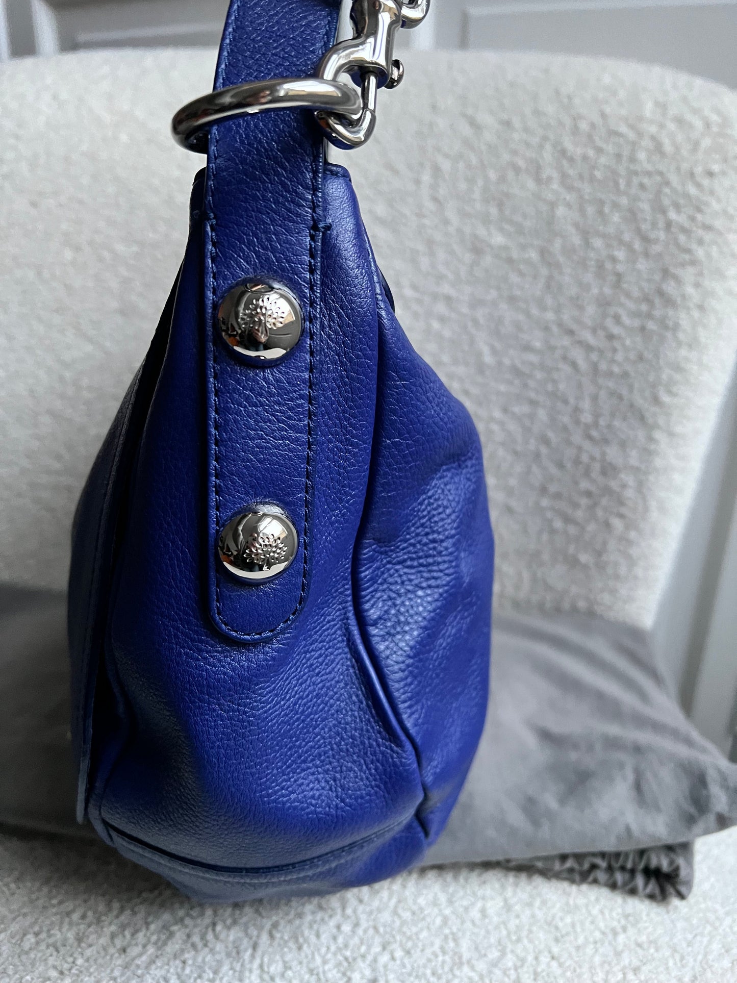Mulberry Blue Daria Satchel (RRP £795)