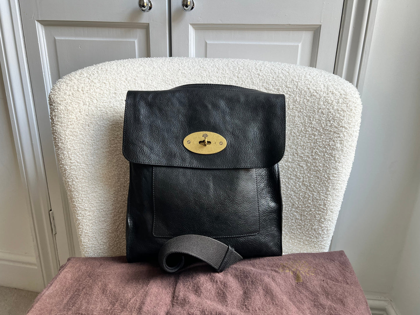Mulberry Large Black Antony (RRP £695)