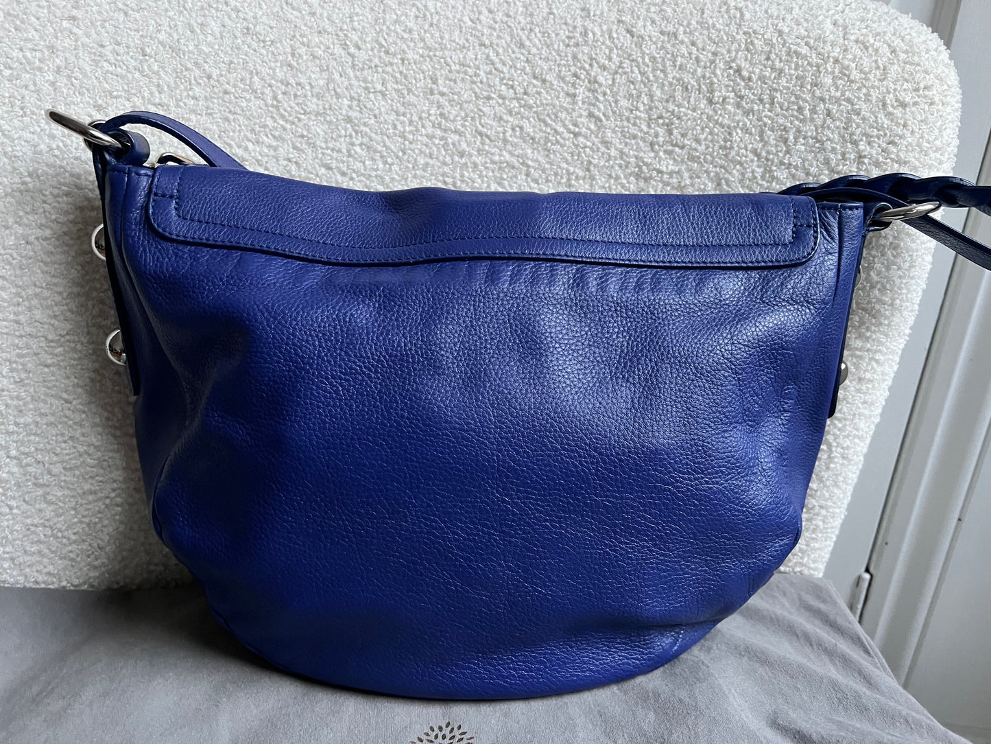 Mulberry Blue Daria Satchel (RRP £795)