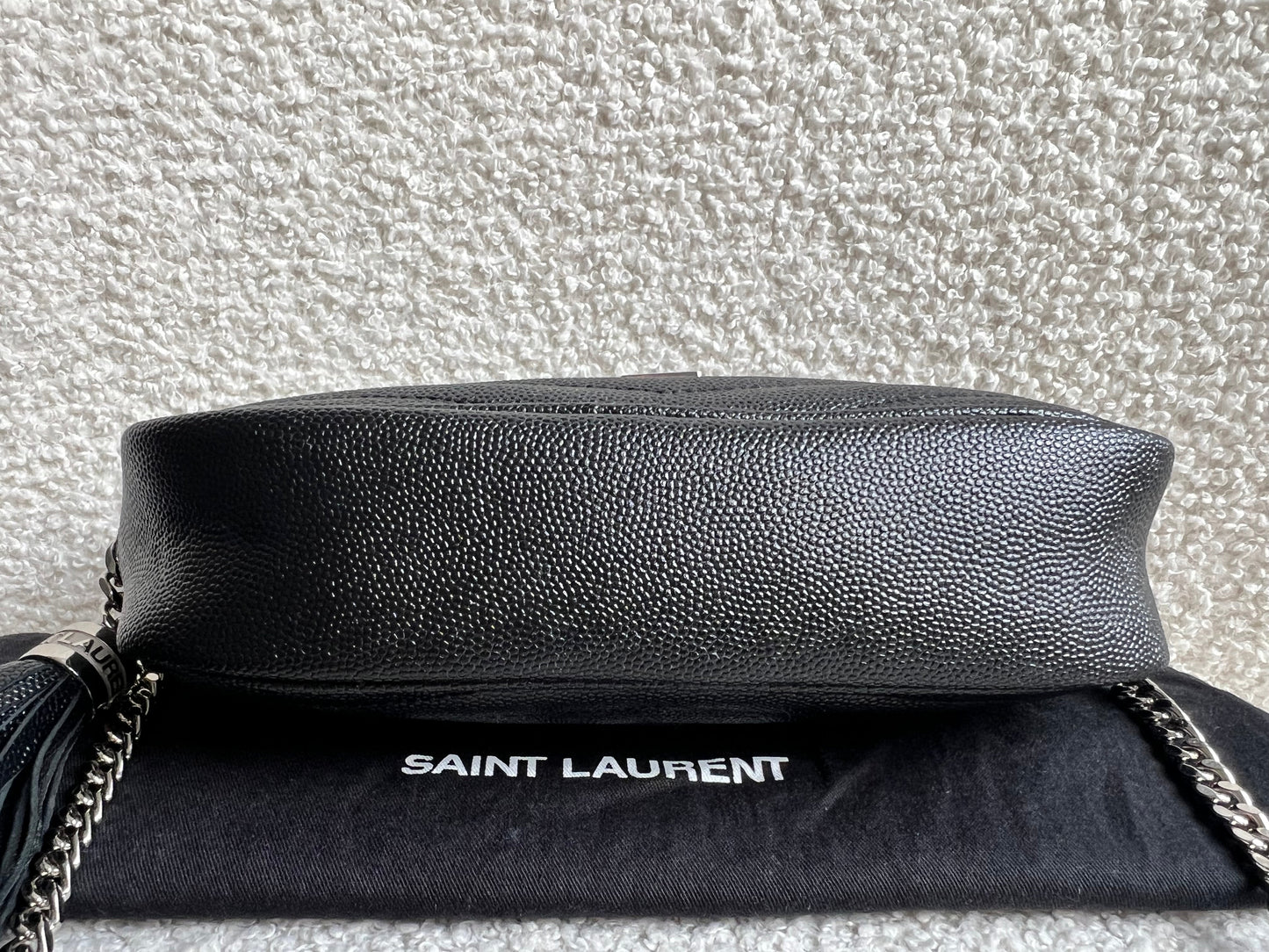 Yves Saint Laurent (YSL) Black Mini Lou Camera Bag (RRP £1285)