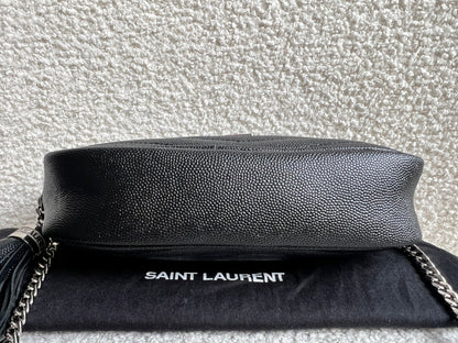 Yves Saint Laurent (YSL) Black Mini Lou Camera Bag (RRP £1285)