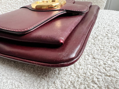 Gucci Burgundy Small Arli Shoulder Bag
