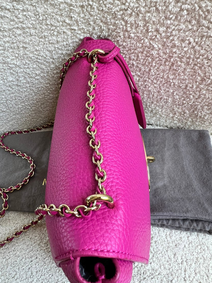 Mulberry Regular Lily in Mulberry Pink Heavy Grain (RRP £995)